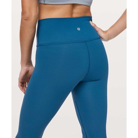 Lululemon Wunder Under High Rise Tight 23” Deep Marine – Size 8 - Picture 3 of 11